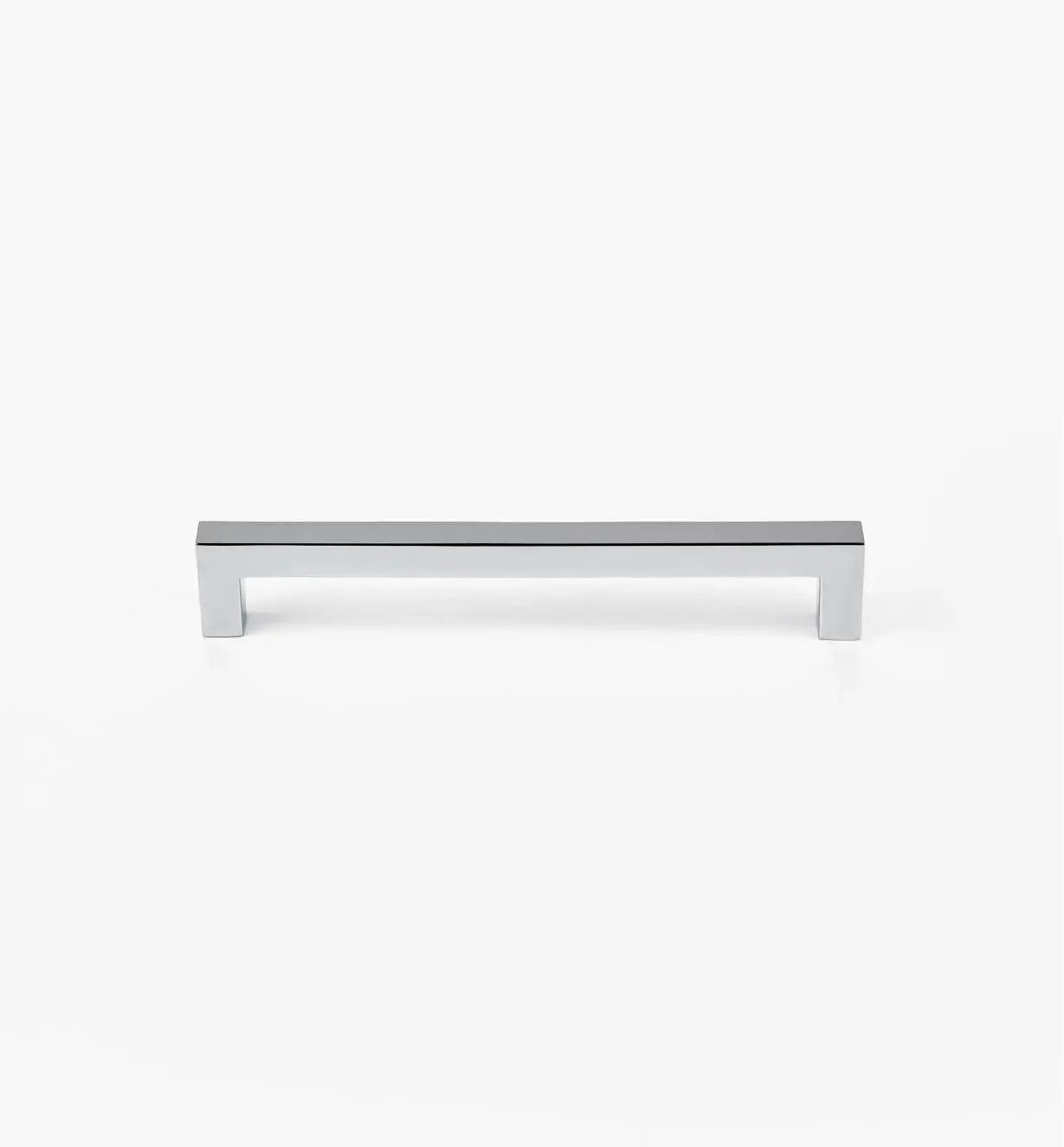 SQUARED POLISHED CHROME CABINET HANDLES: ELEGANT HARDWARE FOR KITCHEN & FURNITURE | HANDCRAFTED DÉCOR BRASS CABINET PULL - DRAWER PULLS