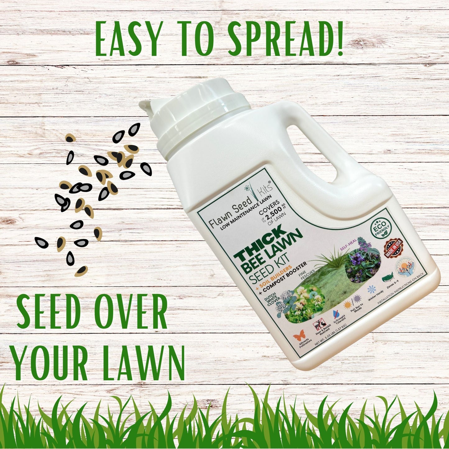 THICK BEE LAWN SEED KIT