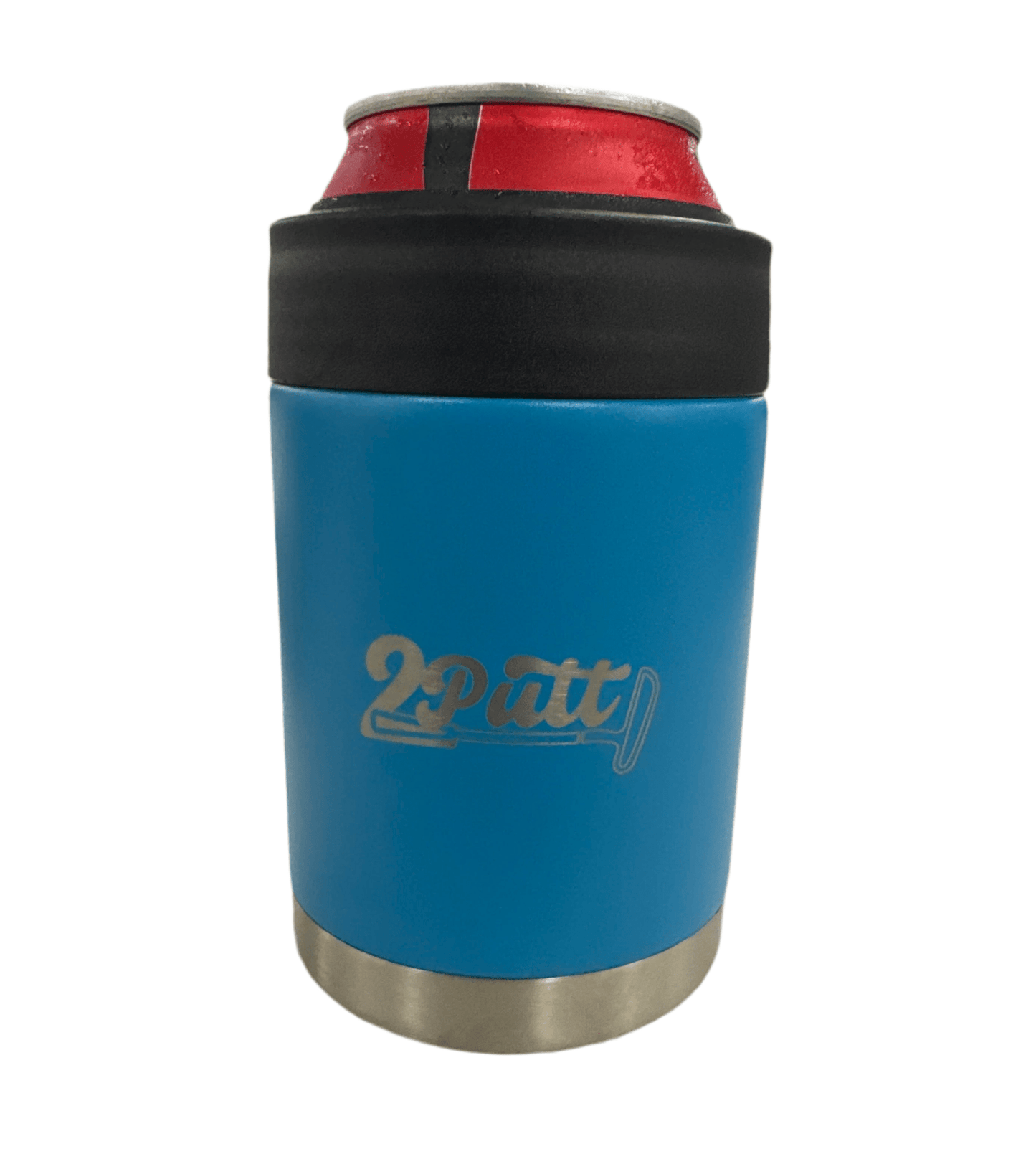 12 oz Can Cooler- Sea Foam Blue