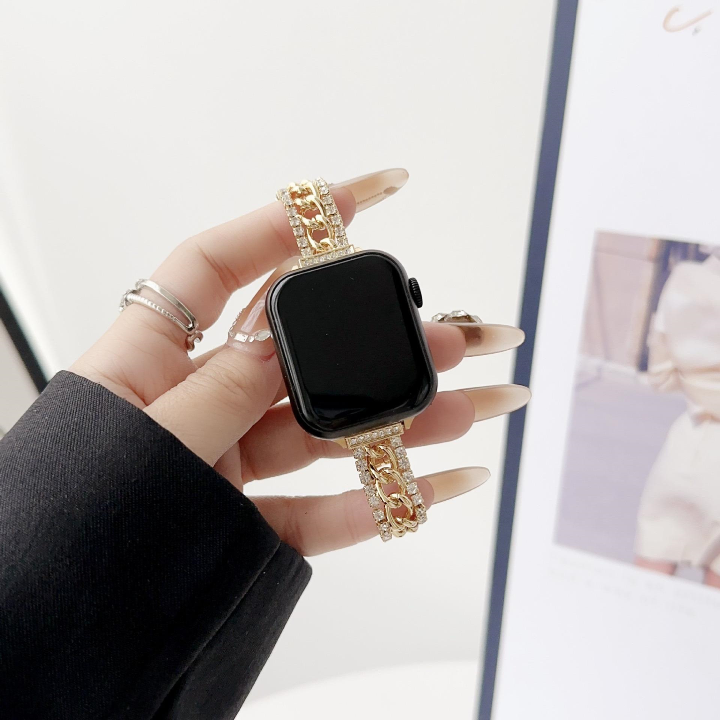 BLING DIAMOND BAND COMPATIBLE FOR APPLE WATCH