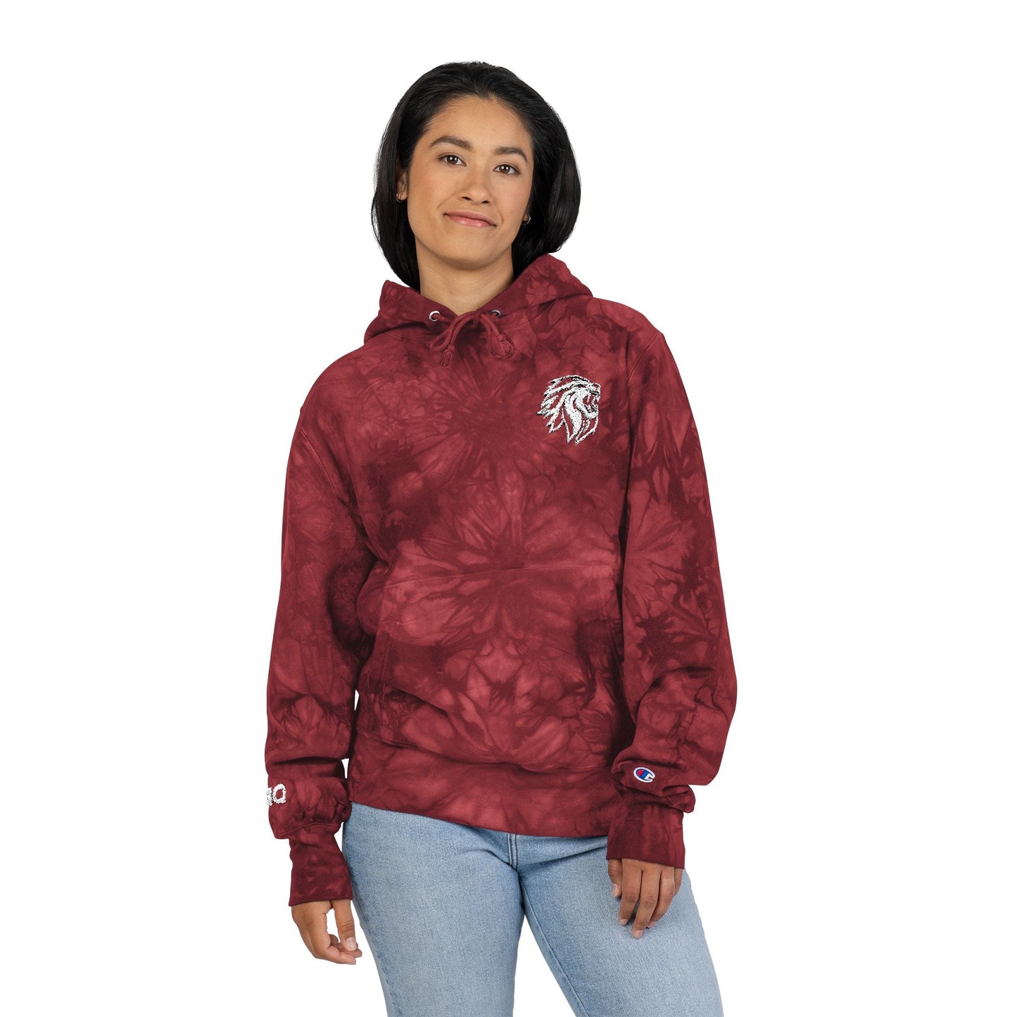 TIE-DYE LION HOODIE