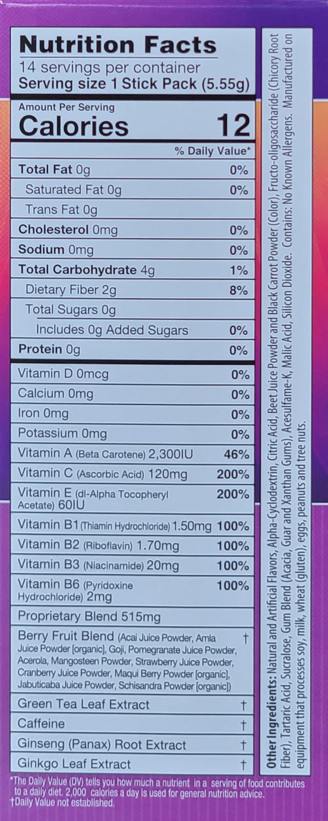 THERMOGENIC META BOOSTER - BERRY