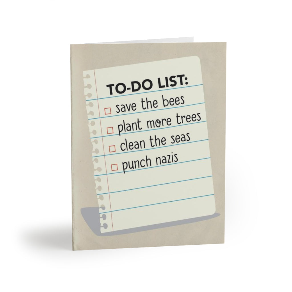 TO-DO LIST GREETING CARD