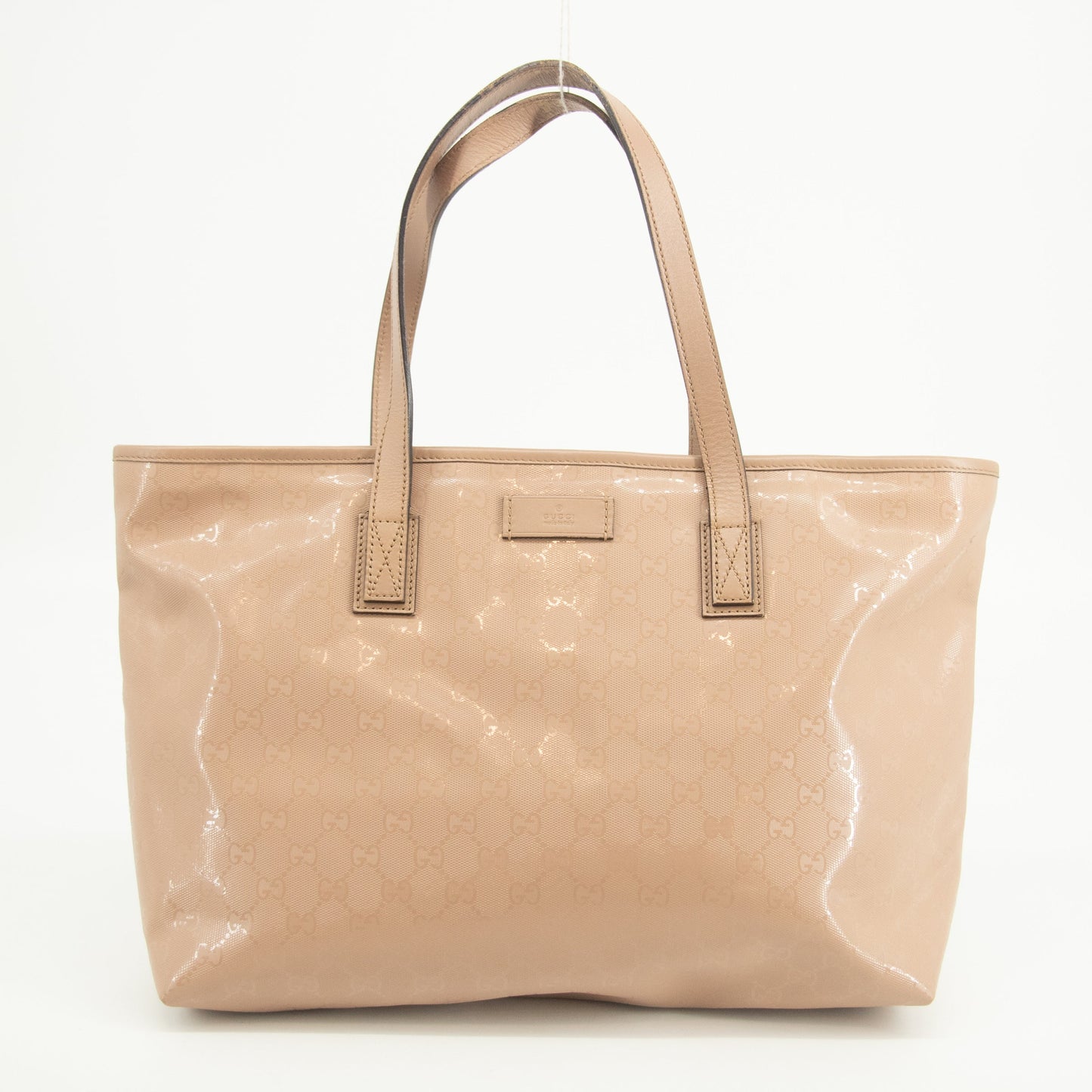 Gucci GG Imprime PVC Tote Bag Pink #2575
