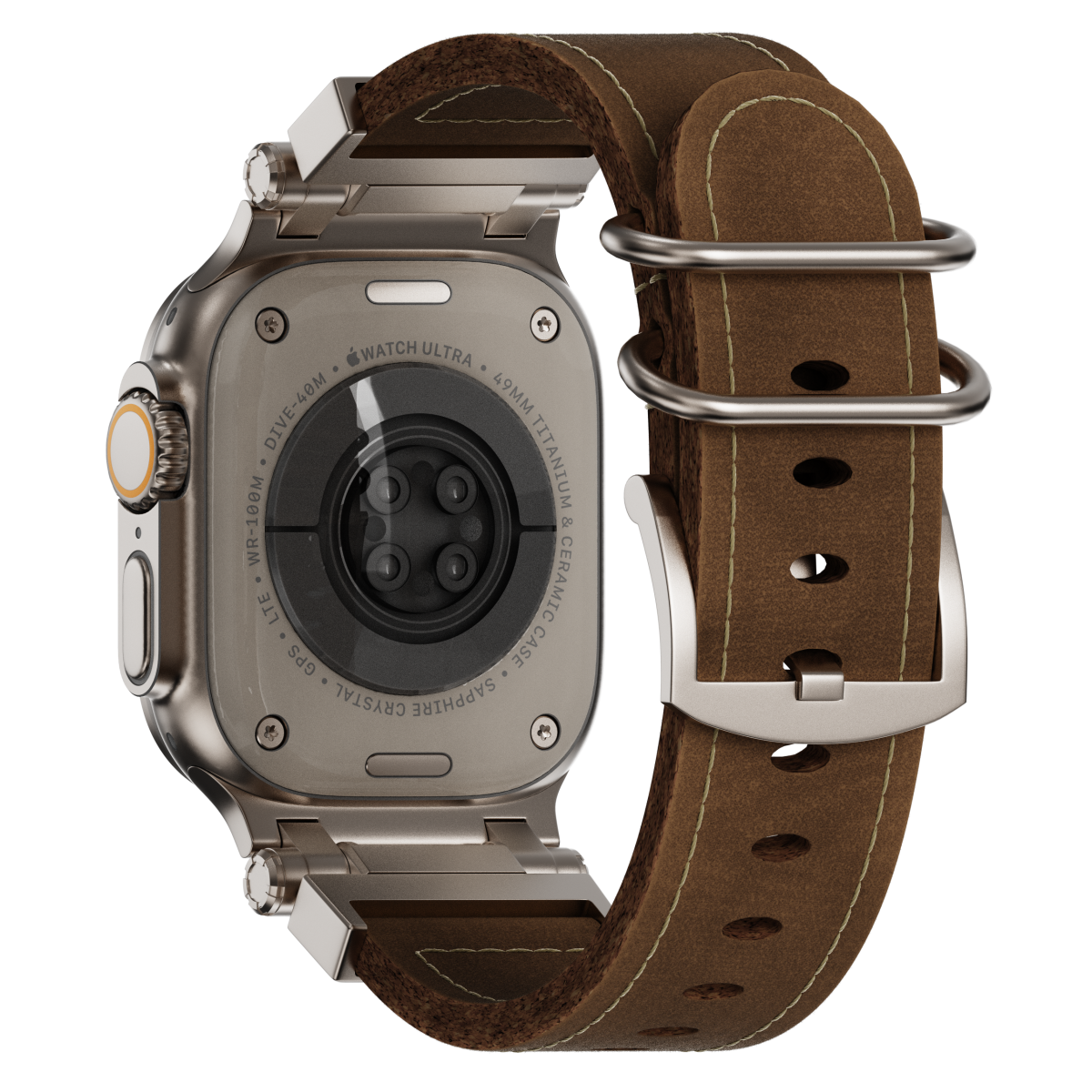 TACTICAL VINTAGE LEATHER BAND FOR APPLE WATCH