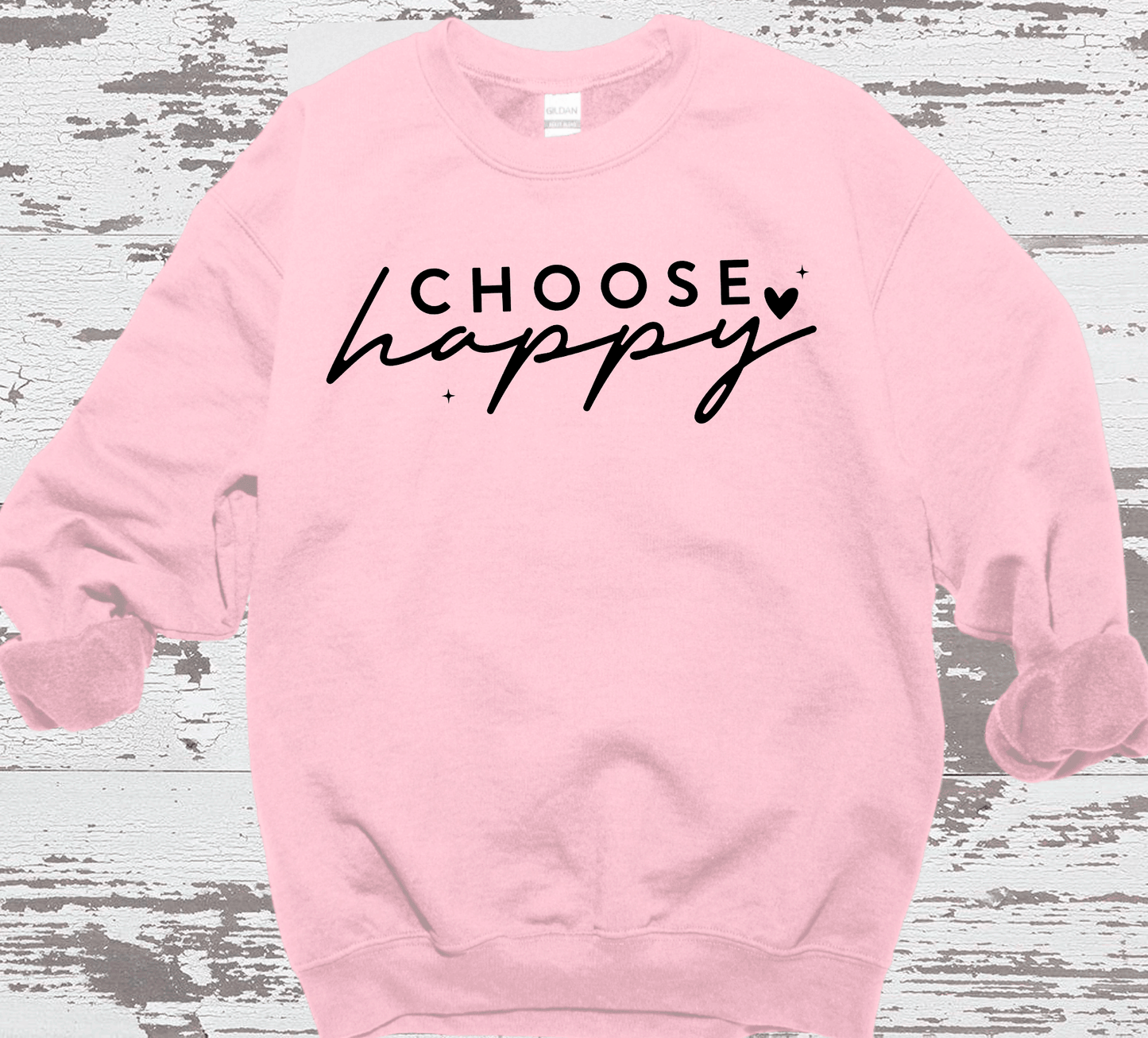 CHOOSE HAPPY SWEATSHIRT, CHOOSE HAPPY T SHIRT , POSITIVE VIBES SWEATSHIRT, INSPIRING GIFT, BACK TO SCHOOL SWEATSHIRT, GIFTS FOR WOMEN