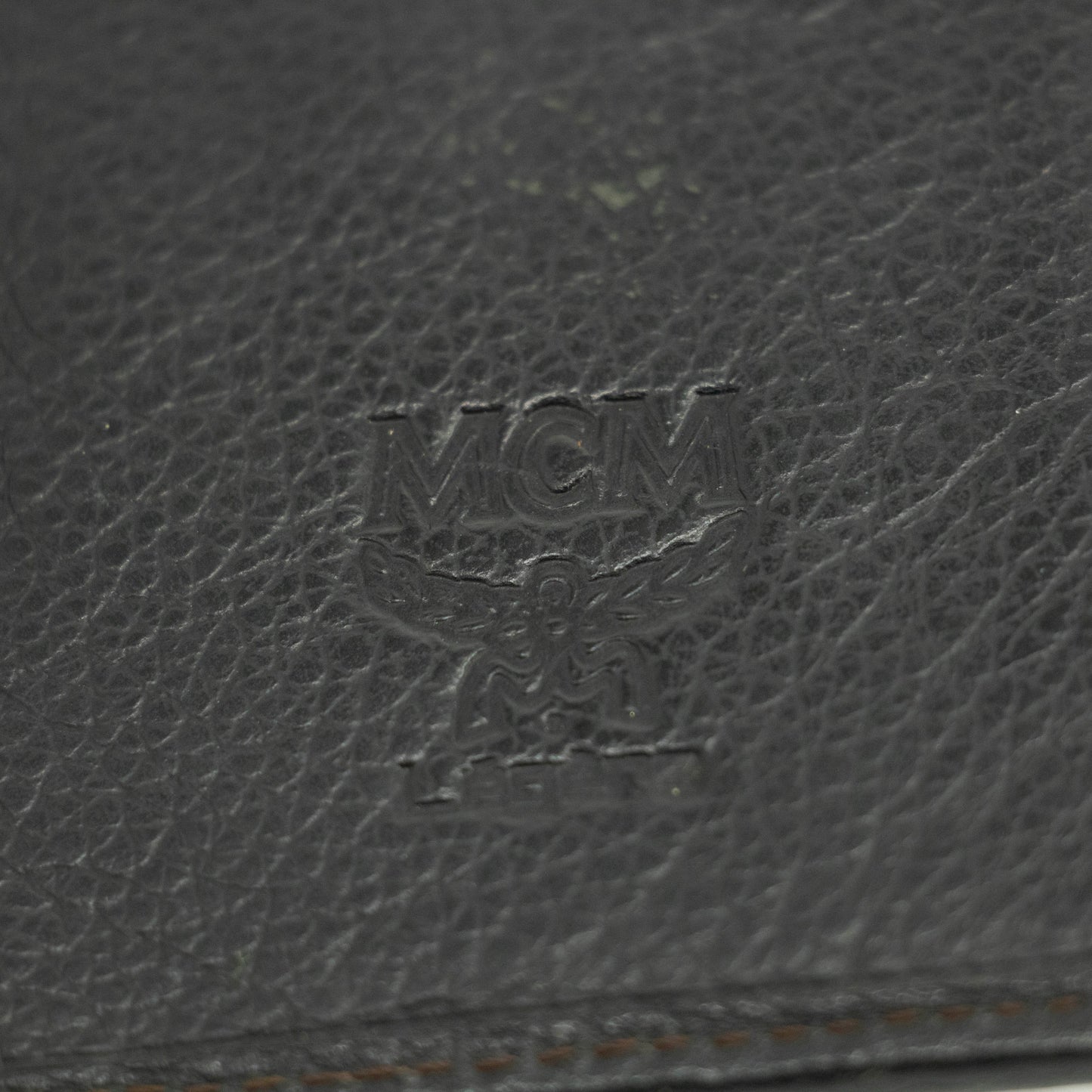 MCM BROWN CANVAS KISSLOCK WALLET #3937
