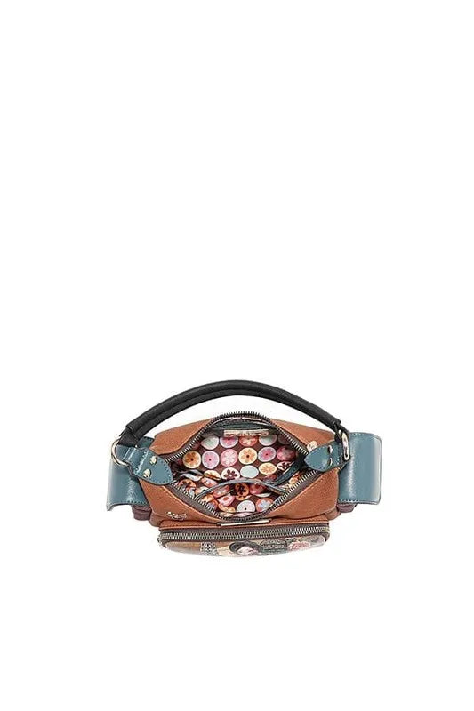 NICOLE LEE USA ECO-LEATHER SHOULDER BAG