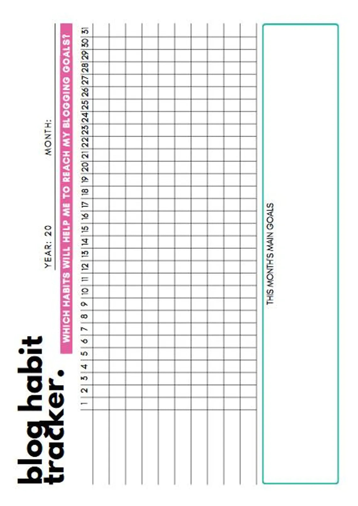 2025 Blog Post Planner Canva Template | 35 Pages