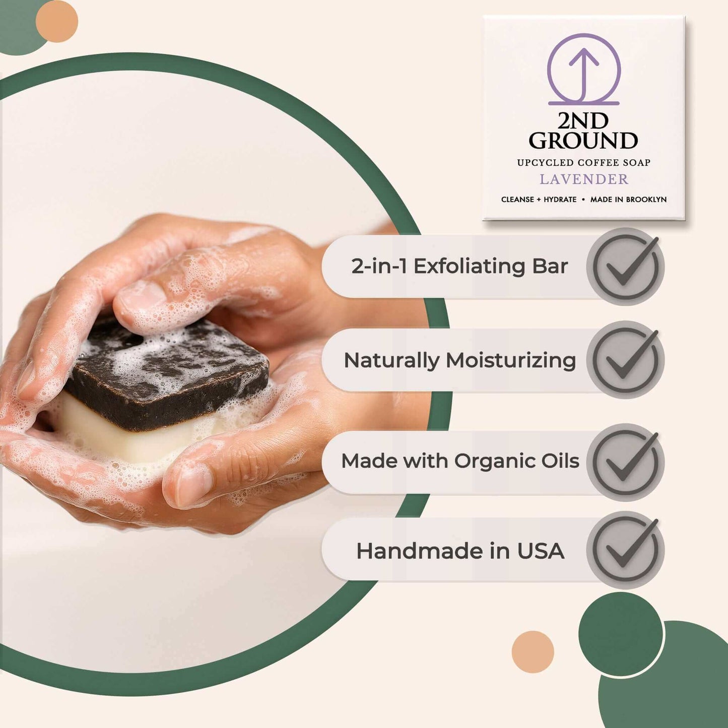 The Give-a-F🜃CK Bar – 2-in-1 Coffee Scrub Soap