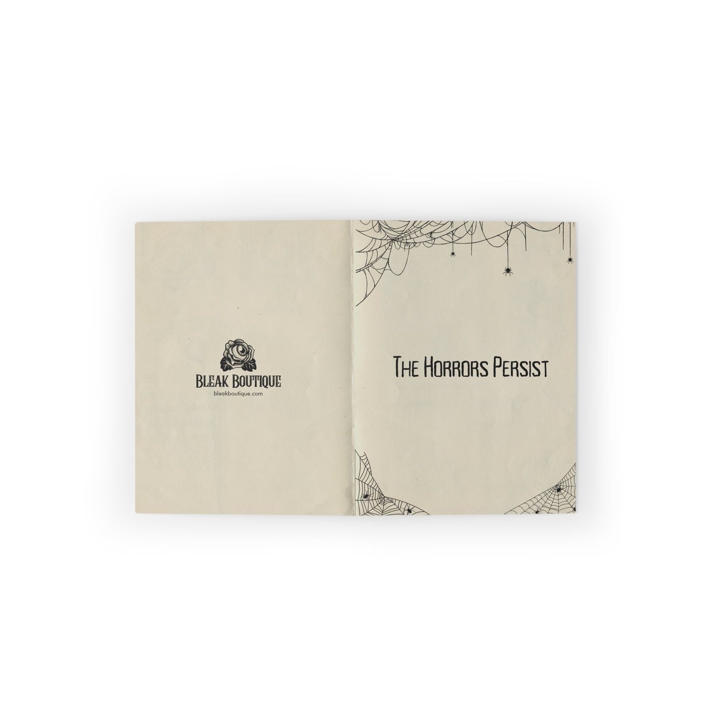 THE HORRORS PERSIST ROMANTIC GOTH GREETING CARDS