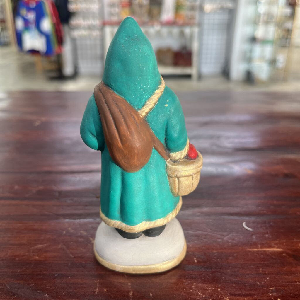 WALNUT RIDGE PRIMITIVE CHALKWARE SANTA 1850