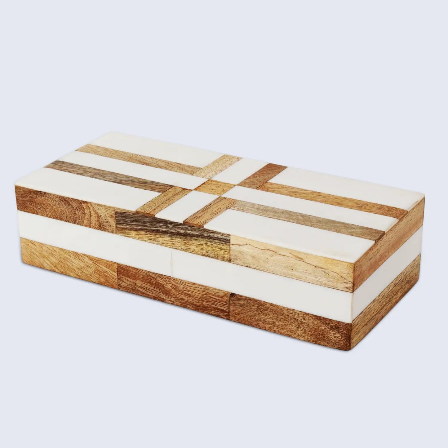PATISSERIE DELIGHT RESIN & WOOD INLAY DECORATIVE STORAGE BOX IN 7 SIZES