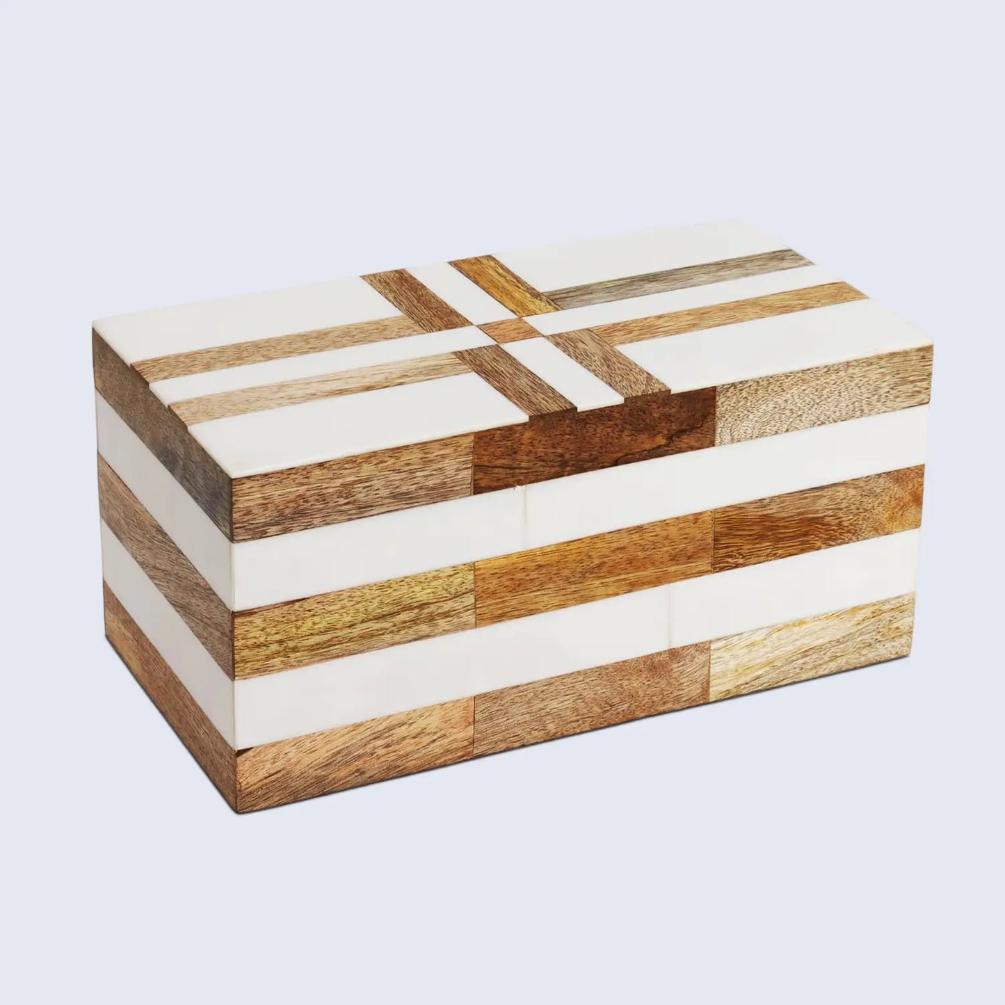 PATISSERIE DELIGHT RESIN & WOOD INLAY DECORATIVE STORAGE BOX IN 7 SIZES