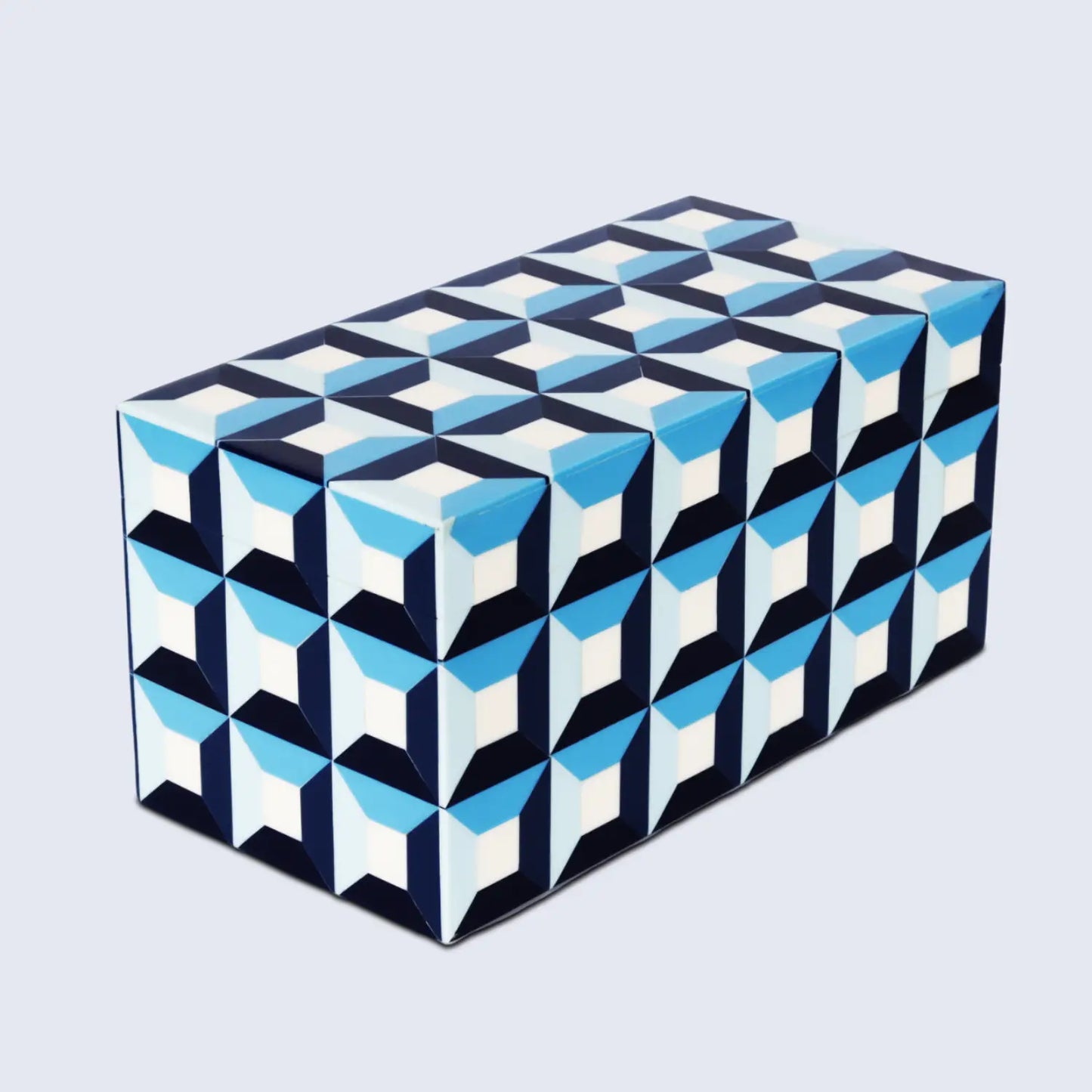 PATISSERIE MODERN RESIN INLAY DECORATIVE STORAGE BOX - 7 SIZES