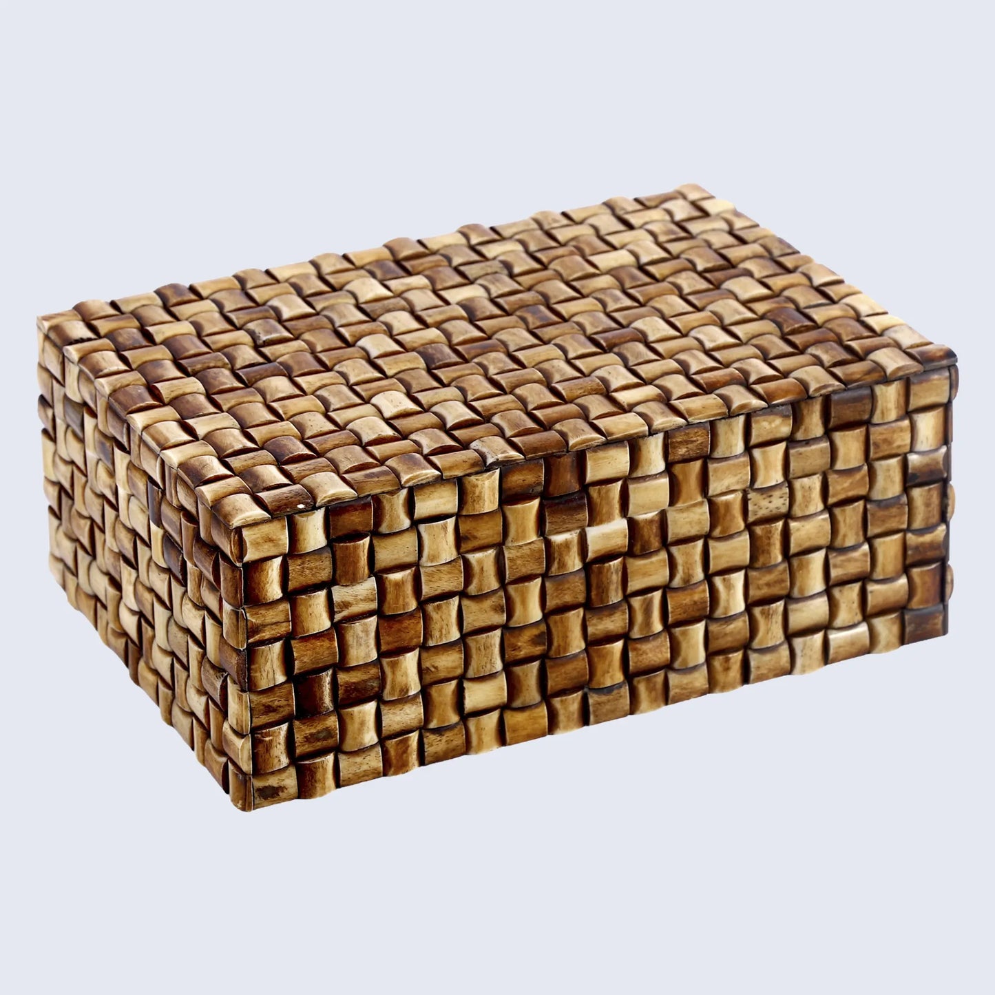 DECORATIVE STORAGE BOX MEKONG CHAI BONE INLAY IN 2 SIZES