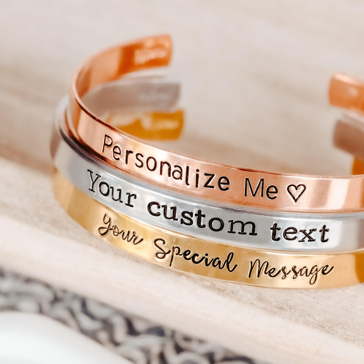 CAT BABE STACKING CUFF BRACELET