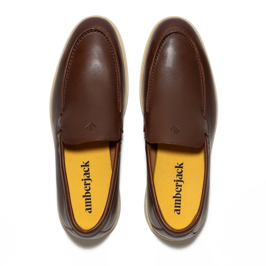 THE LOAFER (CHESTNUT & CREAM)