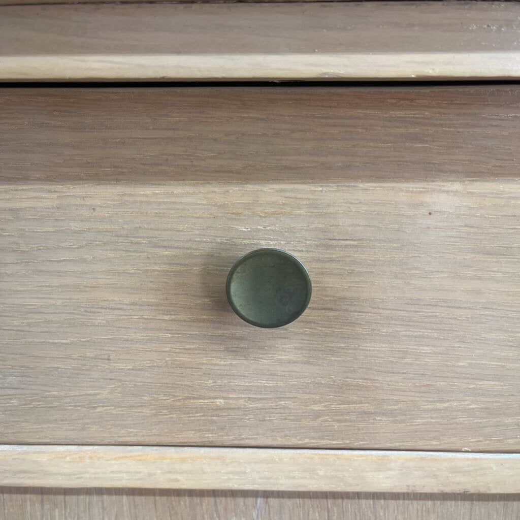 MID CENTURY MODERN BLONDE CHINA CABINET