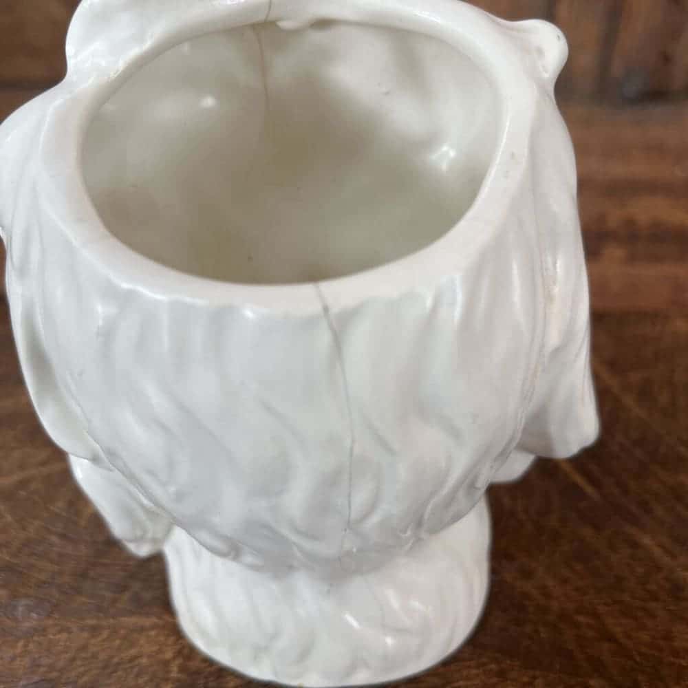VINTAGE PUPPY DOG HEAD VASE (AS IS)
