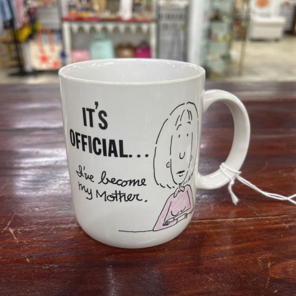 I'VE BECOME MY MOTHER SHOE BOX MUG