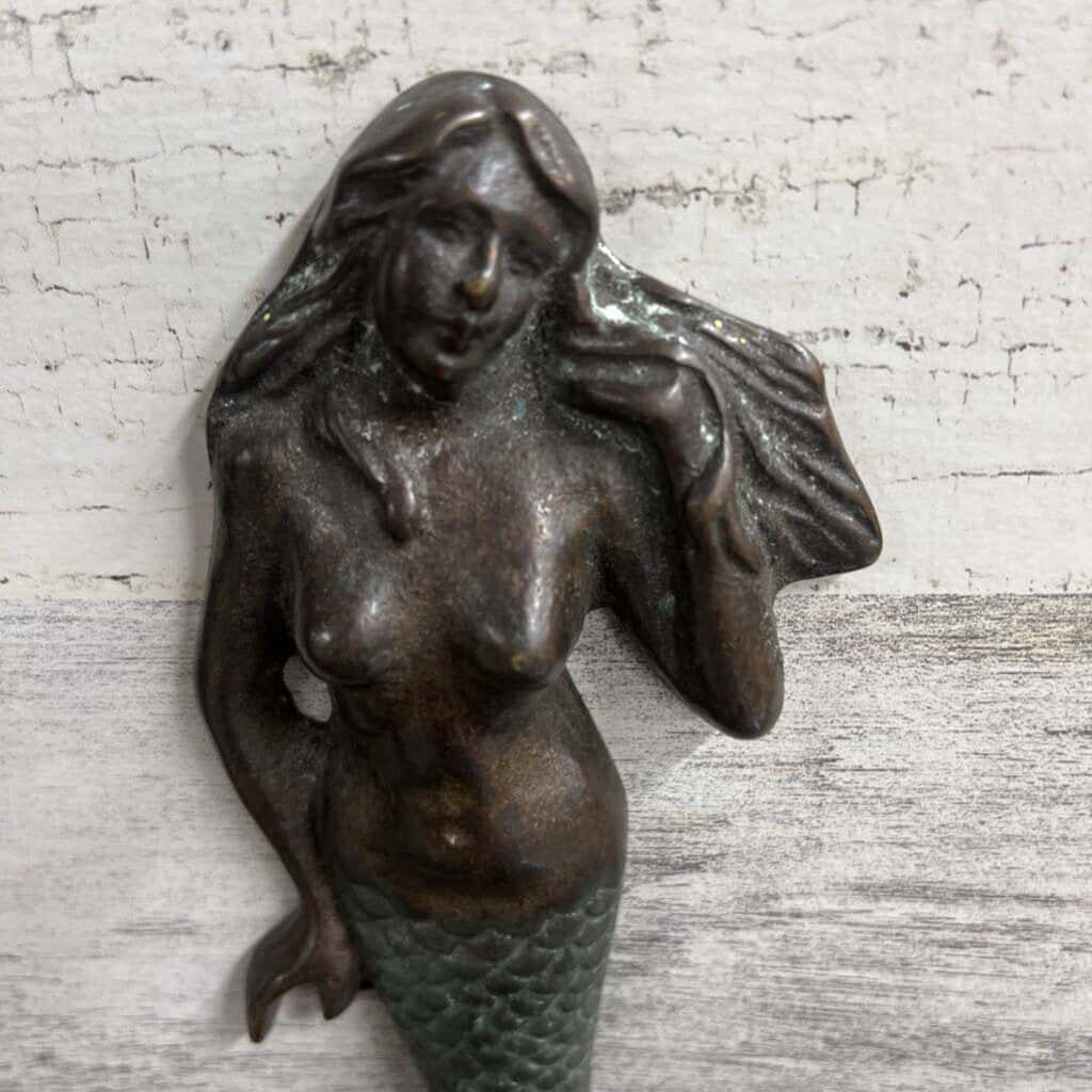 CAST IRON MERMAID WALL HOOD