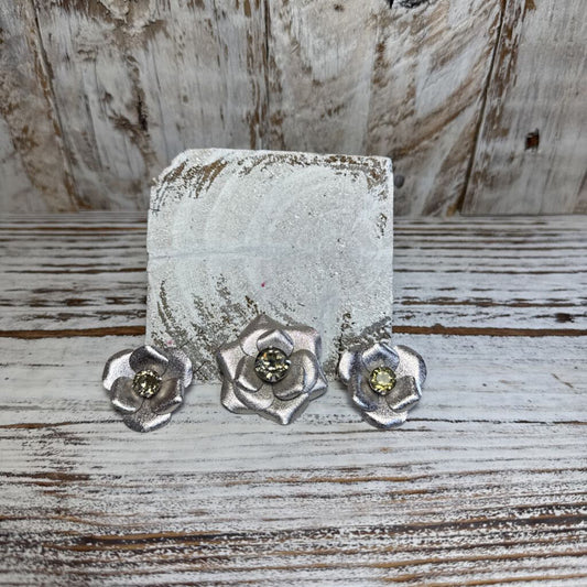 Vtg Sarah Coventry Brooch/Pendant w/Clip Earrings Set