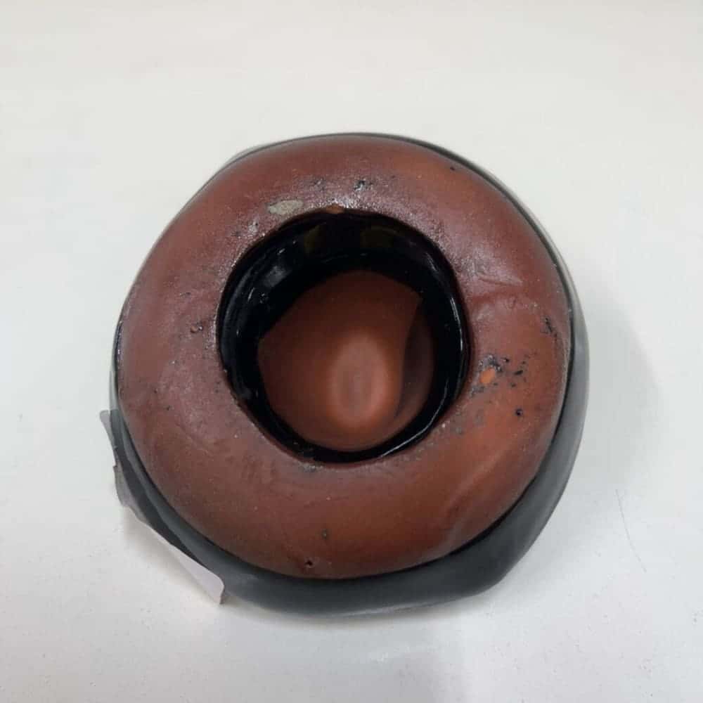 HAT ASHTRAY WITH PIPE DECOR