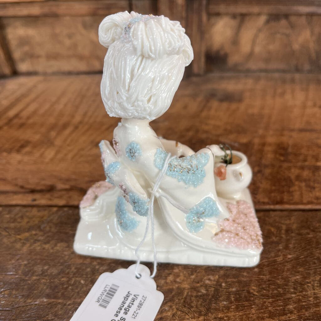 Vintage Spaghetti Japanese Geisha Girl