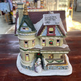 CHRISTMAS VILLAGE HOUSE HOFERT'S NO 6404 GIBER OPTIC HOUSE
