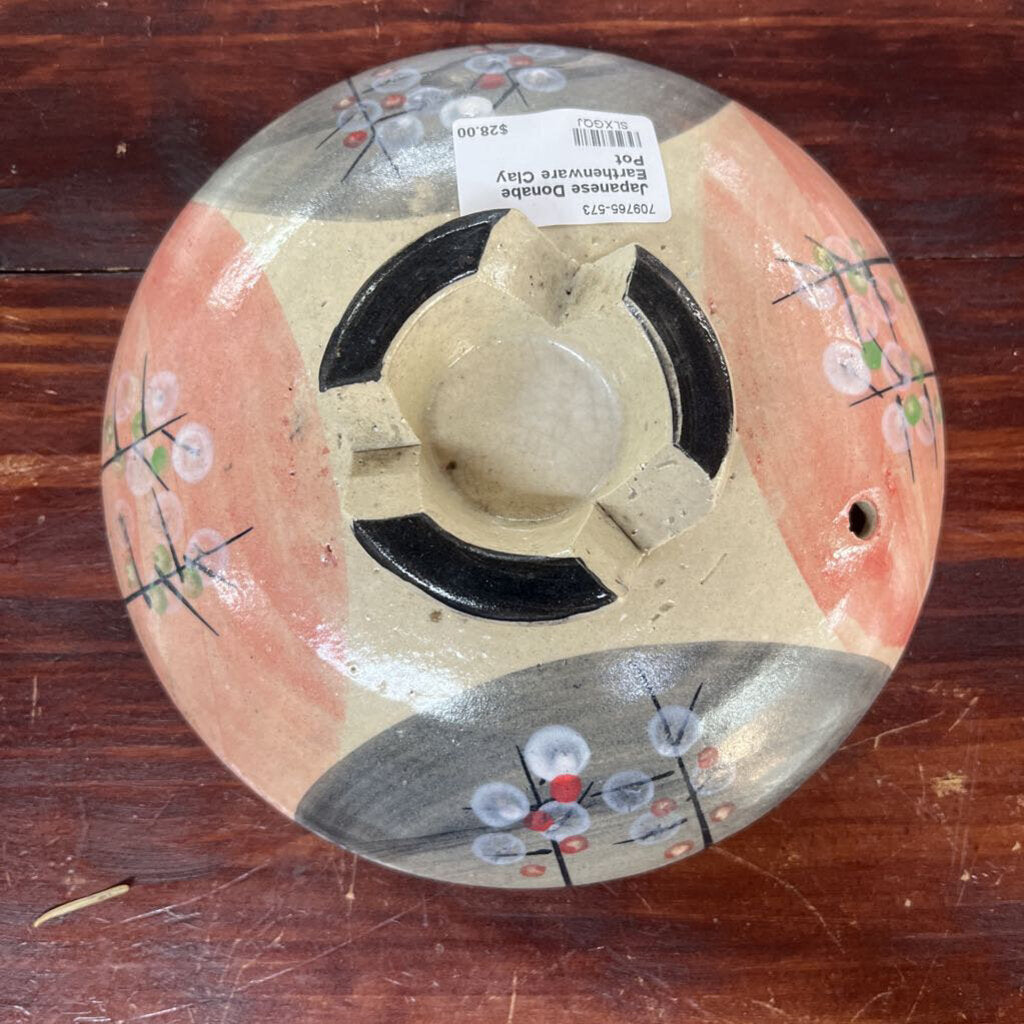 Japanese Donabe Earthenware Clay Pot
