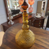 INDIANA GLASS TIARA AMBER DECANTER