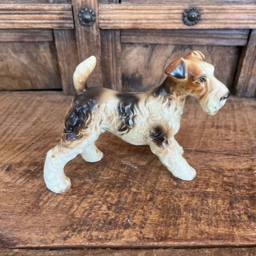 VINTAGE TERRIER CERAMIC DOG (CIRCA 1964)