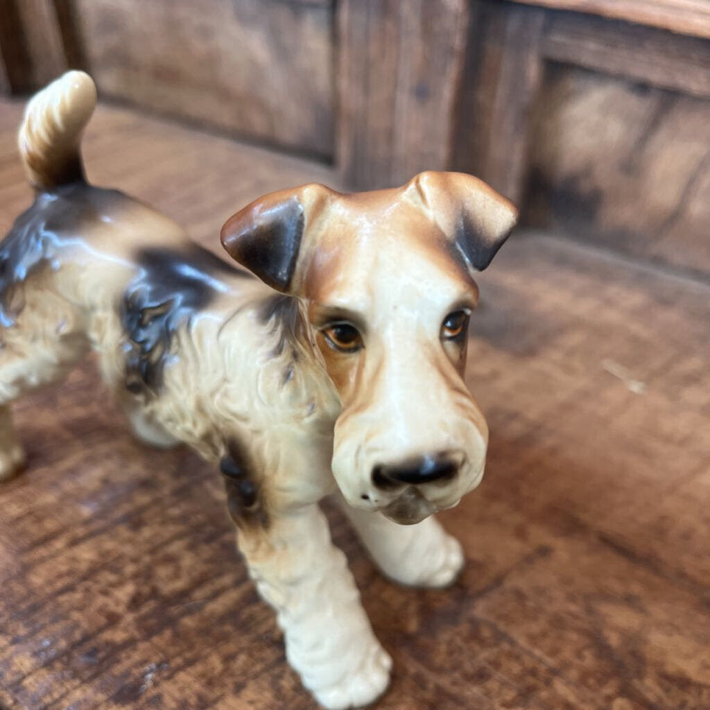 Vintage Terrier Ceramic Dog (Circa 1964)