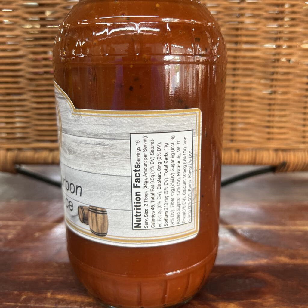 PEACH BOURBON BBQ SAUCE