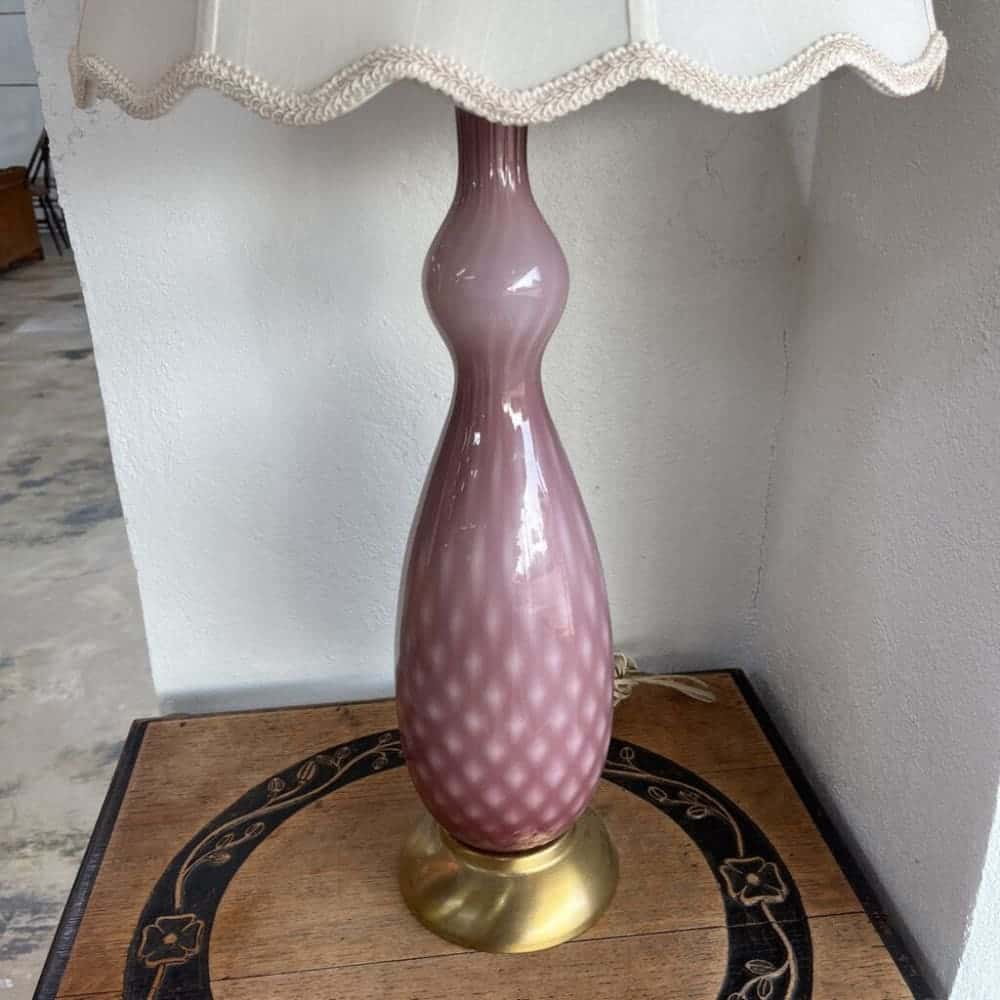 MID CENTURY MODERN MURANO GLASS LAMP