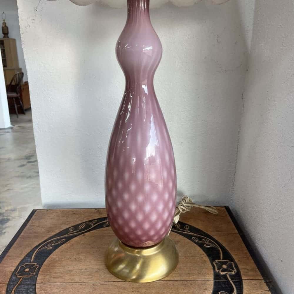 MID CENTURY MODERN MURANO GLASS LAMP