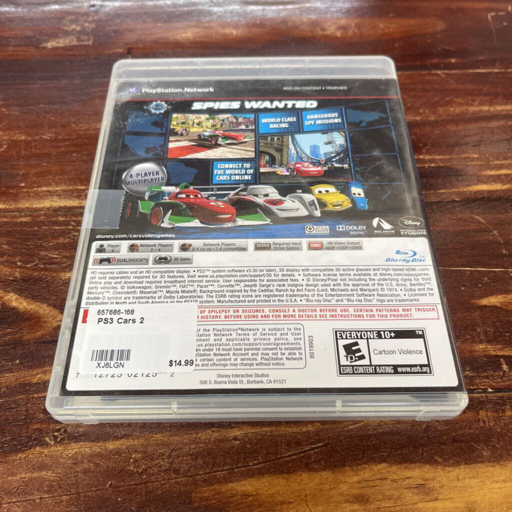 PS3 CARS 2