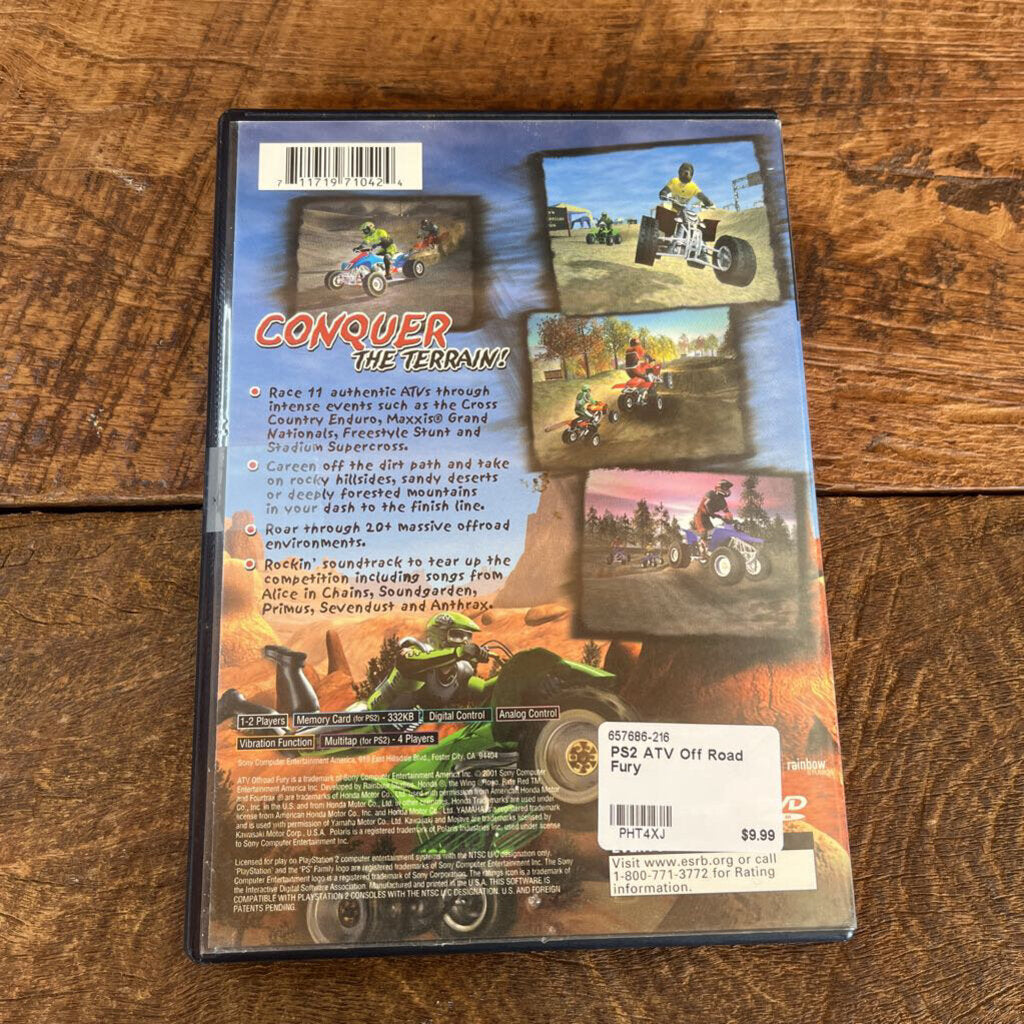 PS2 ATV Off Road Fury
