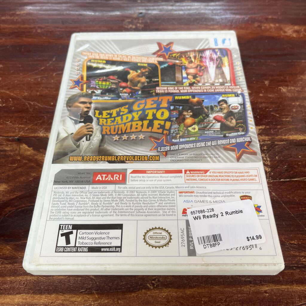 WII READY 2 RUMBLE
