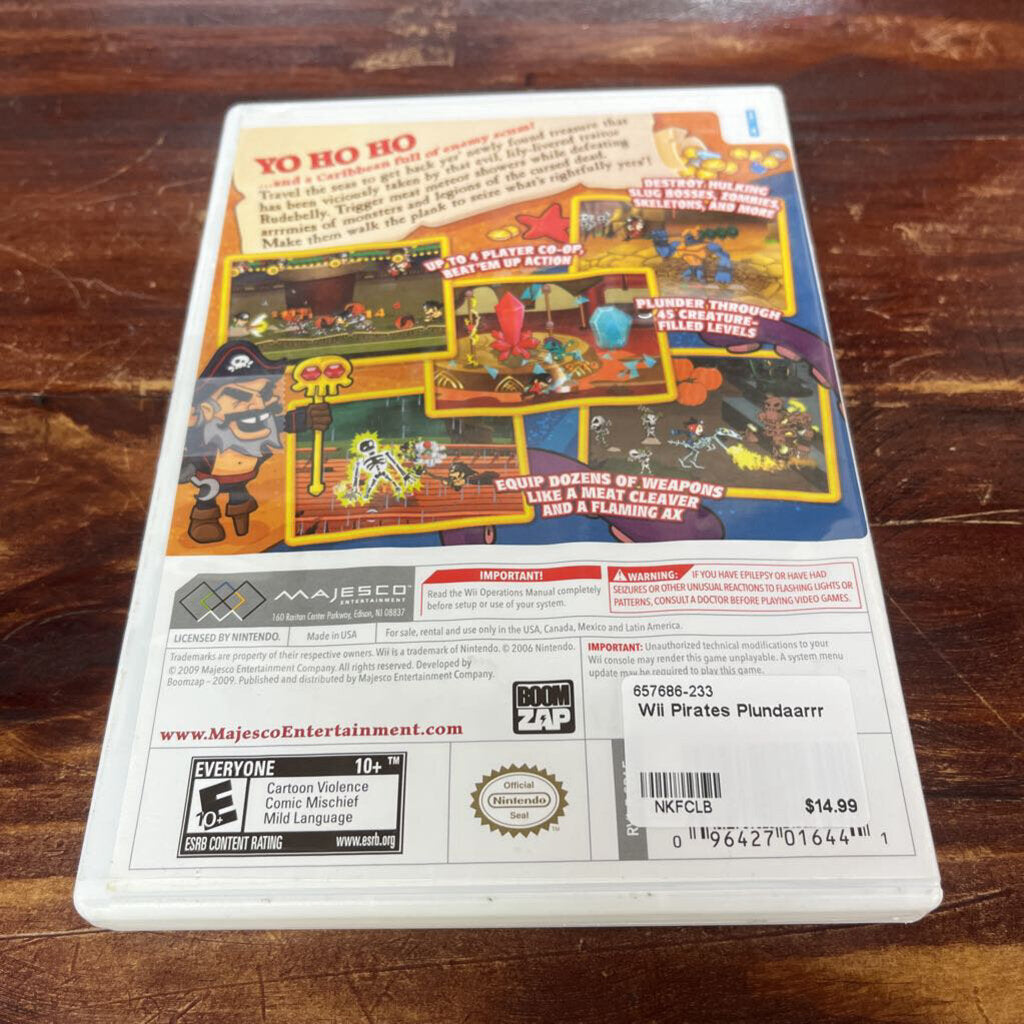 WII PIRATES PLUNDAARRR