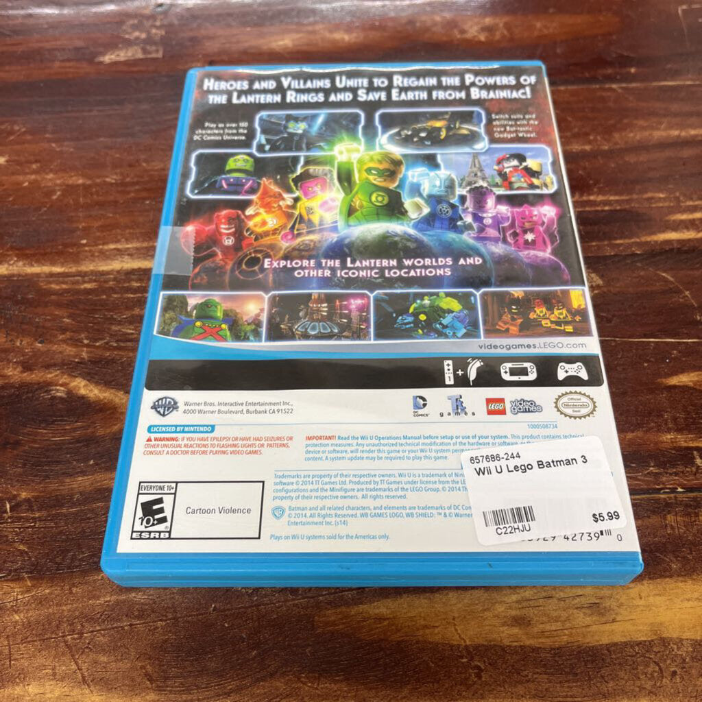 WII U LEGO BATMAN 3