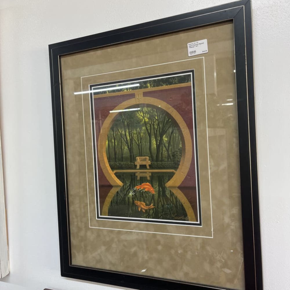 HAND PAINTED SIGNED "PIECES" ART