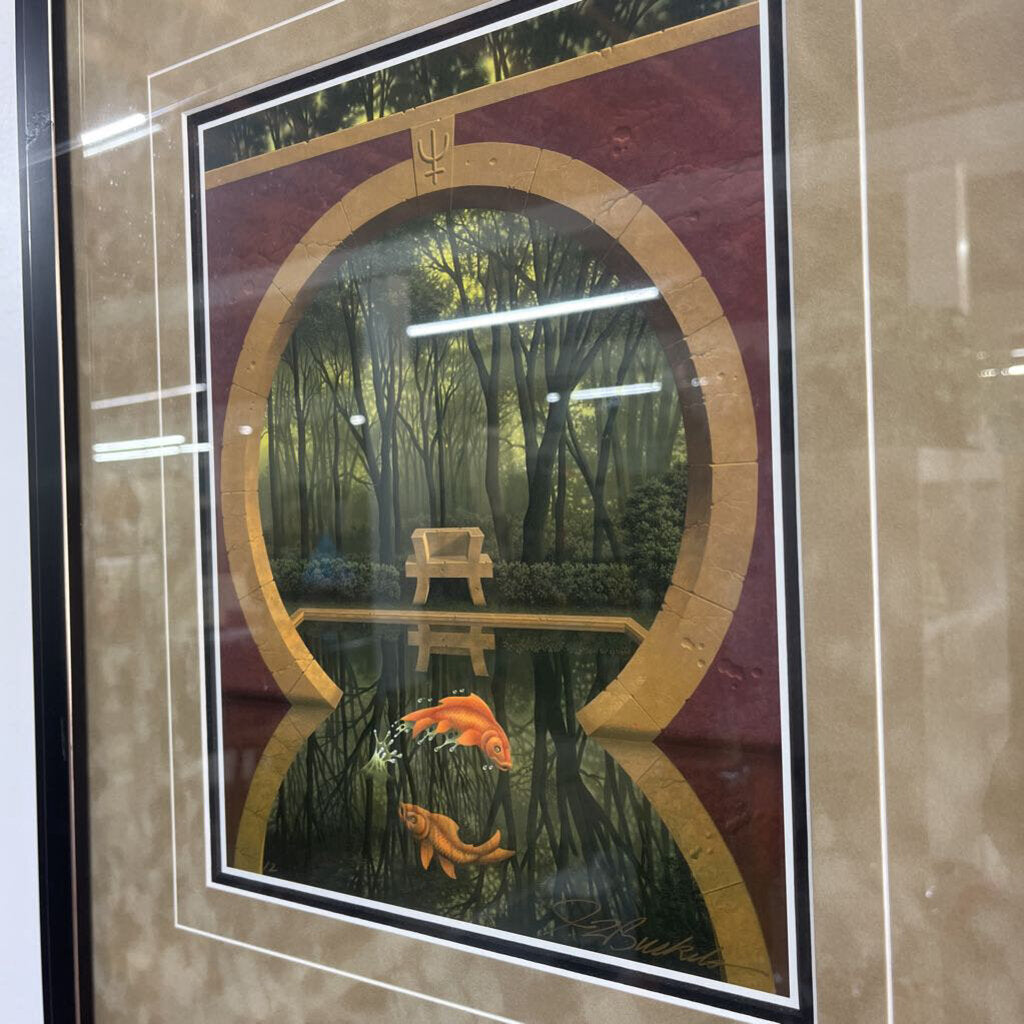 HAND PAINTED SIGNED "PIECES" ART