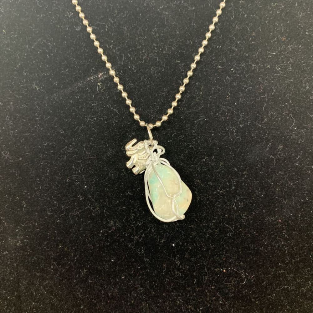 WIRE WRAPPED AGATE CRYSTAL