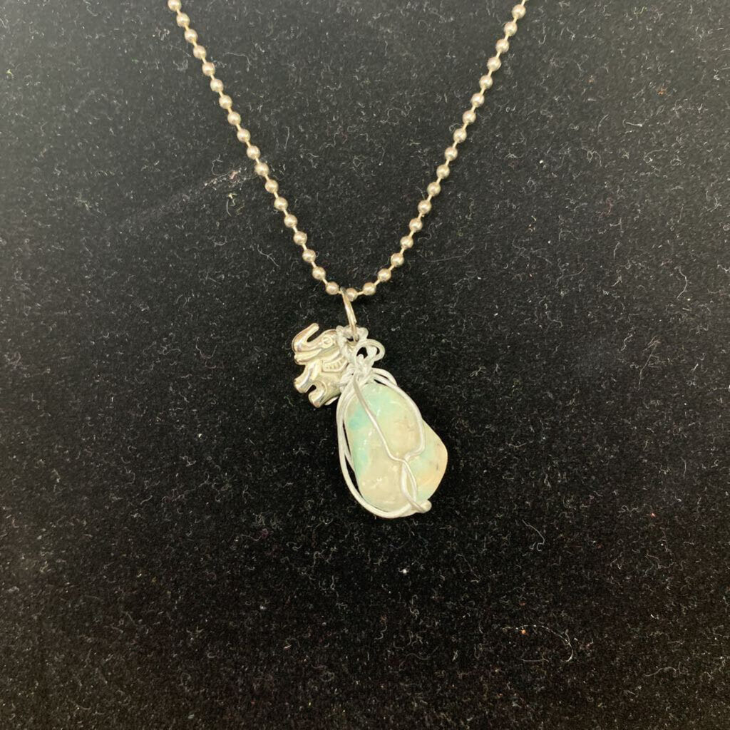 WIRE WRAPPED AGATE CRYSTAL