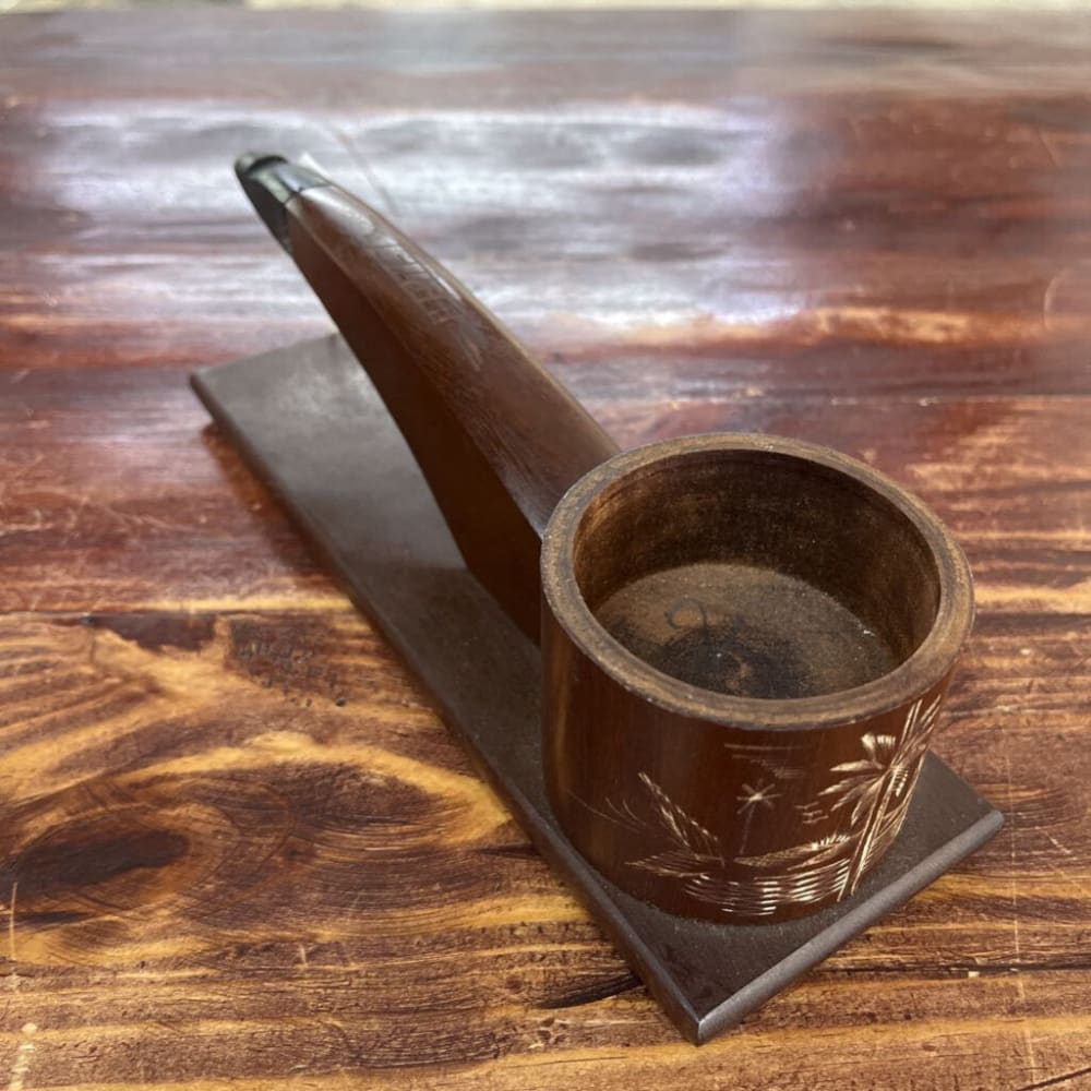 CUBAN WOOD PIPE/CIGAR HOLDER