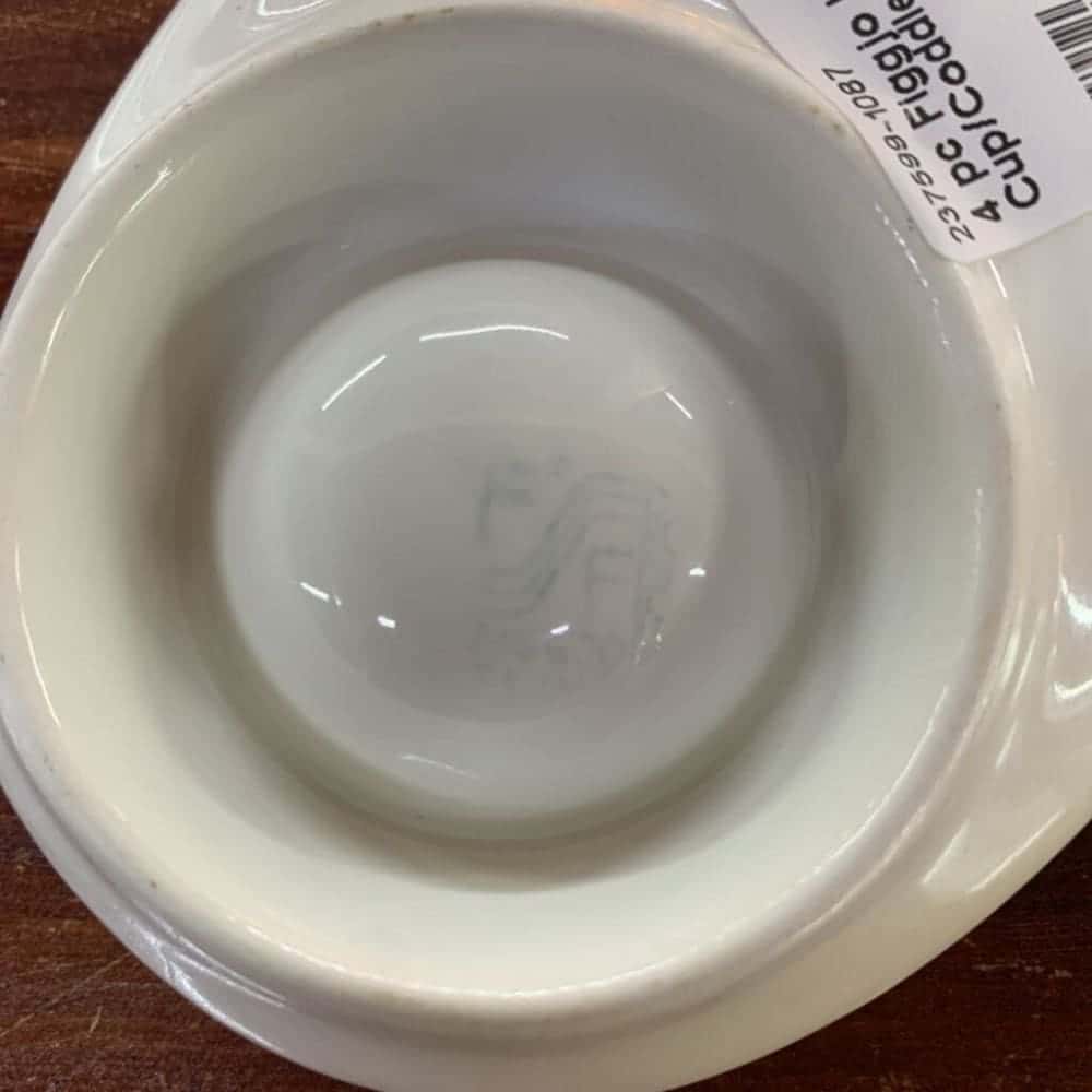 4 PC FIGGJO LOTTE EGG CUP/CODDLER NORWAY SET