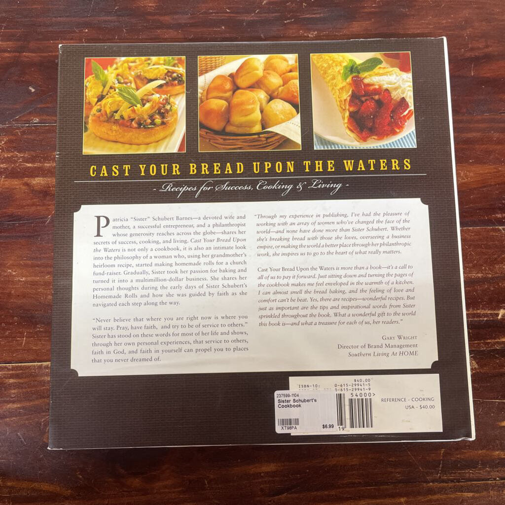 SISTER SCHUBERT'S COOKBOOK