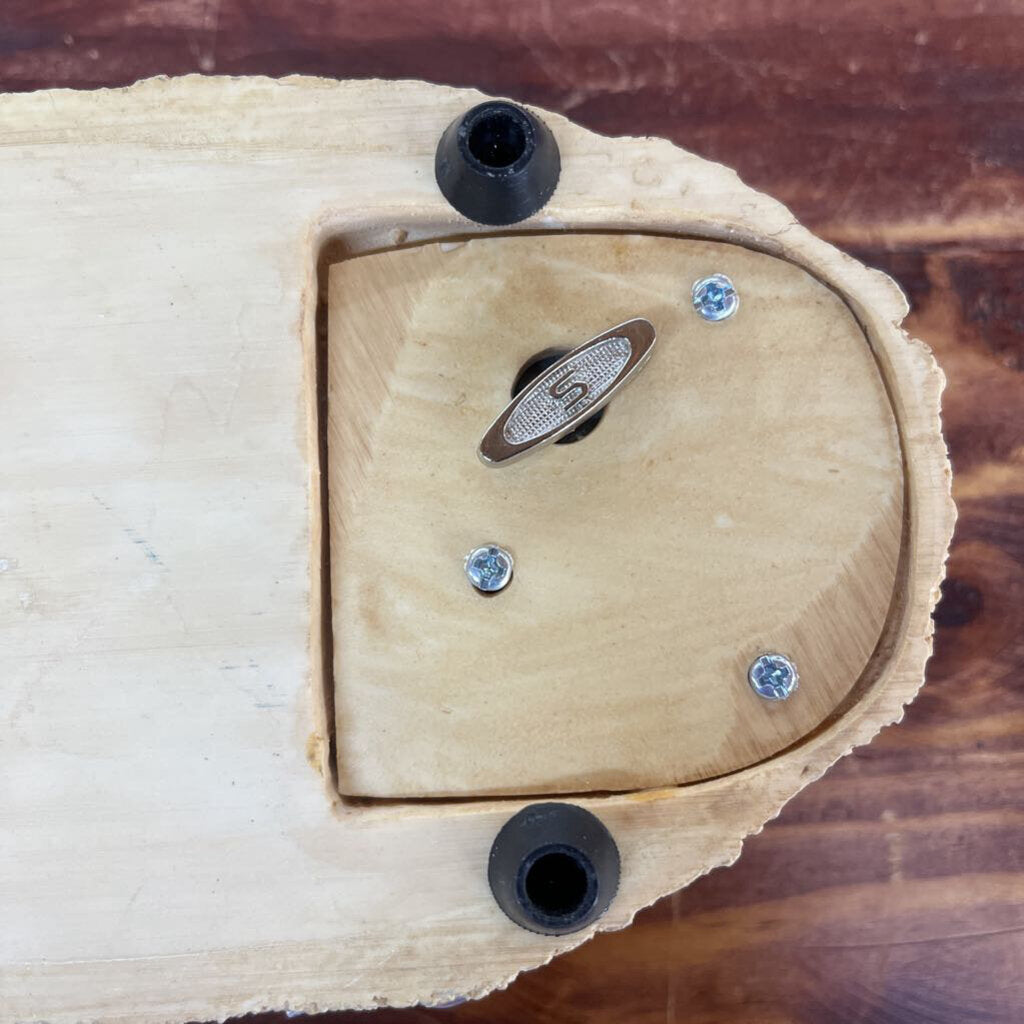 Vtg Footprints in Sand Musical Trinket/Jewelry Box